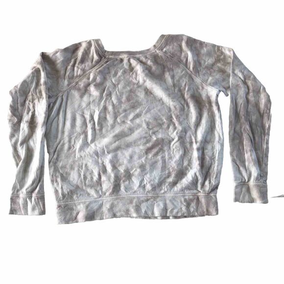 Q&A Tie Dye Exposed Seam Sweatshirt Size Small - Picture 2 of 10